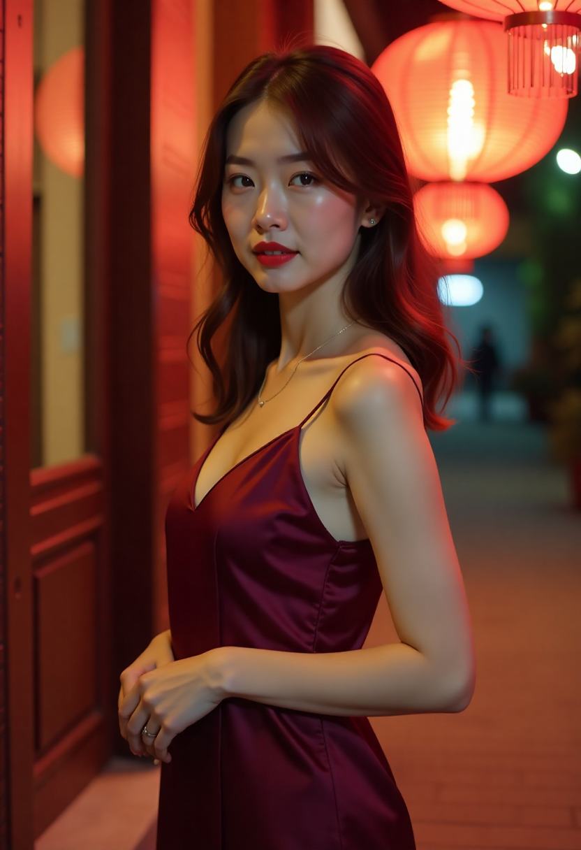 舞台灯光下的喜剧演员